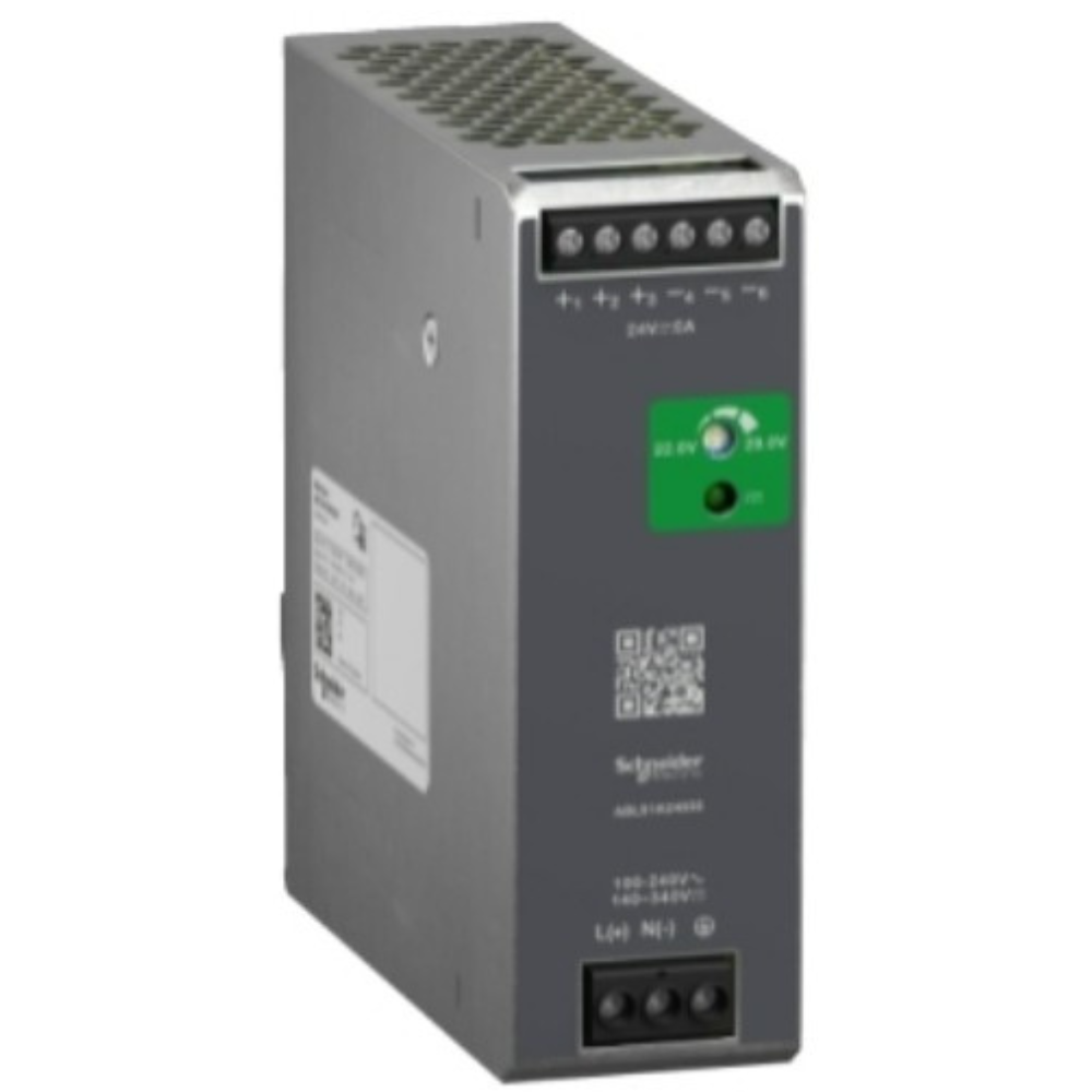 [Imagem FONTE DE ALIMENTAÇÃO CHAVEADA MONOFÁSICA 120W E-100/240VCA 140/340VCC S-24VCC ABLS1A24050 SCHNEIDER]