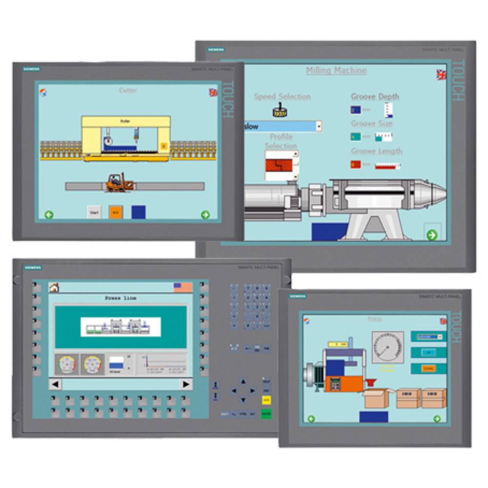 [Imagem IHM TOUCH MULTI PANEL 15" POLEGADAS MP377 SIMATIC 6AV6 6AV66440AB012AX0 SIEMENS]