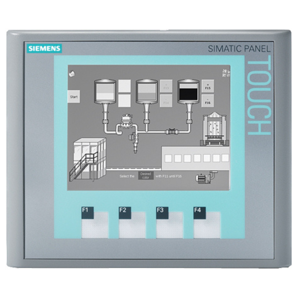 [Imagem HMI TOUCH/TECLA TFT 6" POLEGADAS BASIC COLOR DP SIMATIC KTP600 6AV66470AC113AX0 SIEMENS]