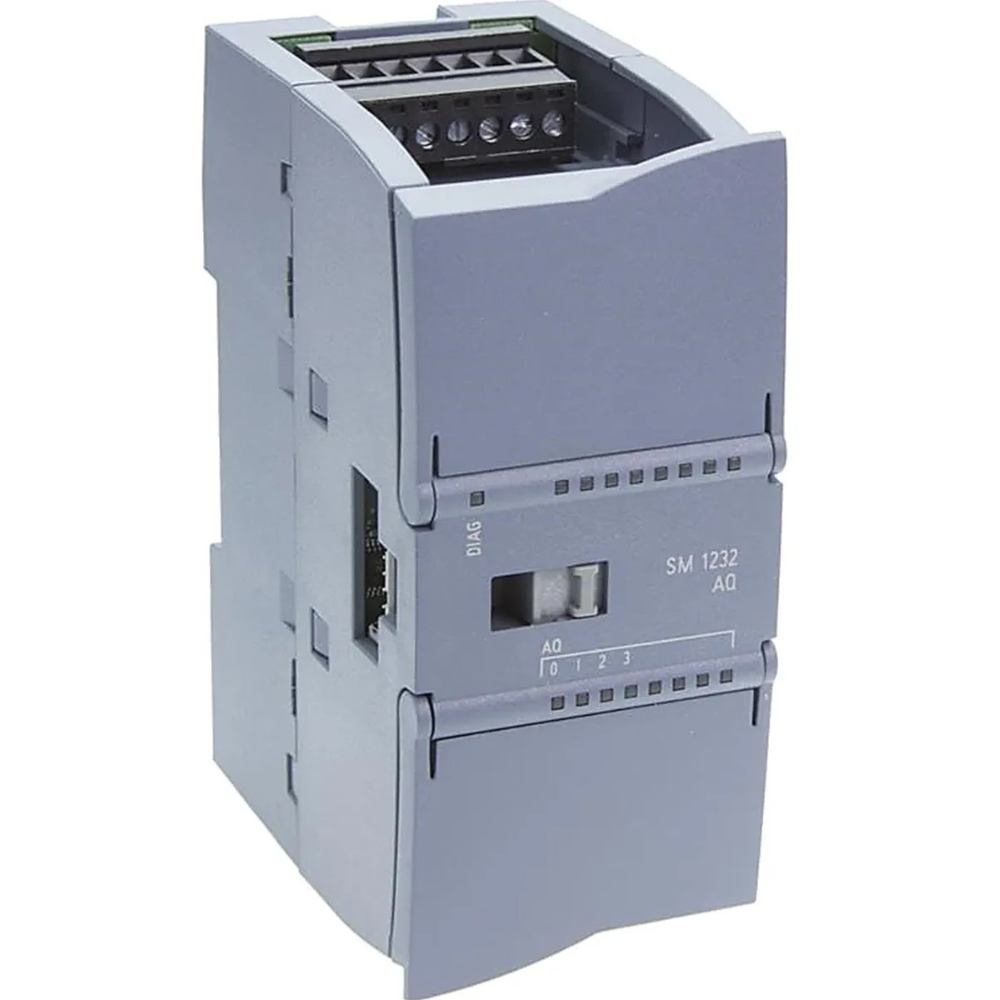 MÓDULO SAÍDA ANALÓGICA SM 1232 4 AO +/-10 V 14 BITS OU 0/20 MA/4/20 MA 13 BITS SIMATIC S7-1200 6ES72324HD320XB0 SIEMENS automacao-modulo-6ES72324HD320XB0 (2).png