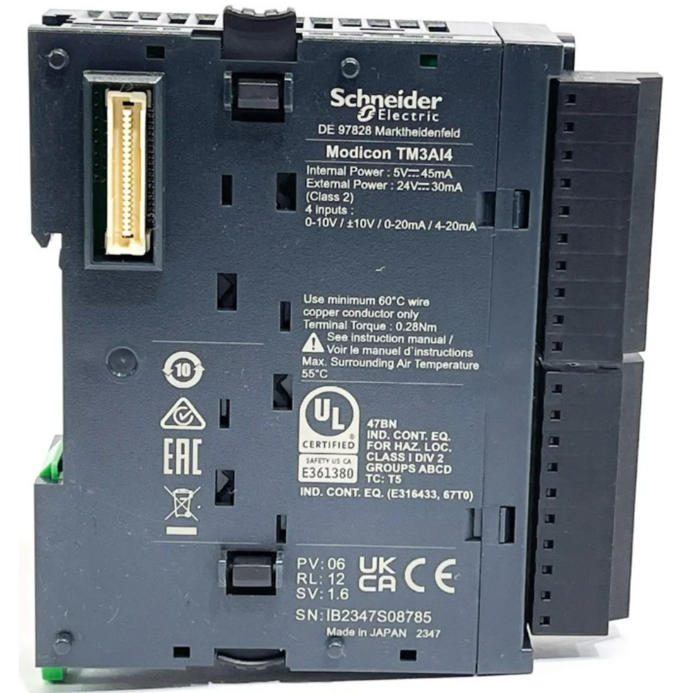 MÓDULO ENTRADA ANALÓGICA 4E 12 BITS 24VCC IP20 TM3AI4 SCHNEIDER automacao-modulo-TM3AI4 (3).png