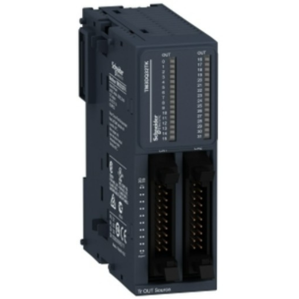 [Imagem MÓDULO SAÍDA DIGITAL 32S TRANSISTOR SOURCE HE10 24VCC IP20 TM3DQ32TK SCHNEIDER]