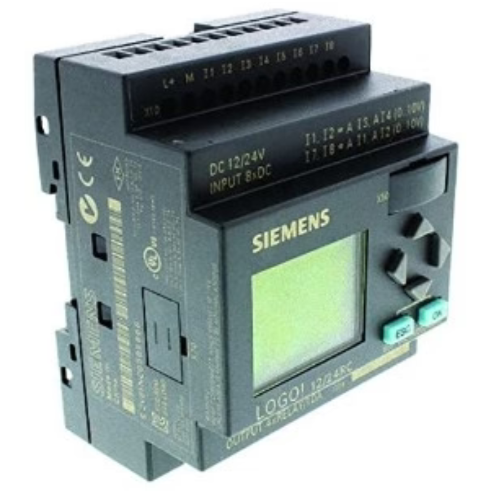 [Imagem MÓDULO LOGO! 12/24RC 8DI(4AI) DC4DO RL 6ED10521MD000BA6 SIEMENS]