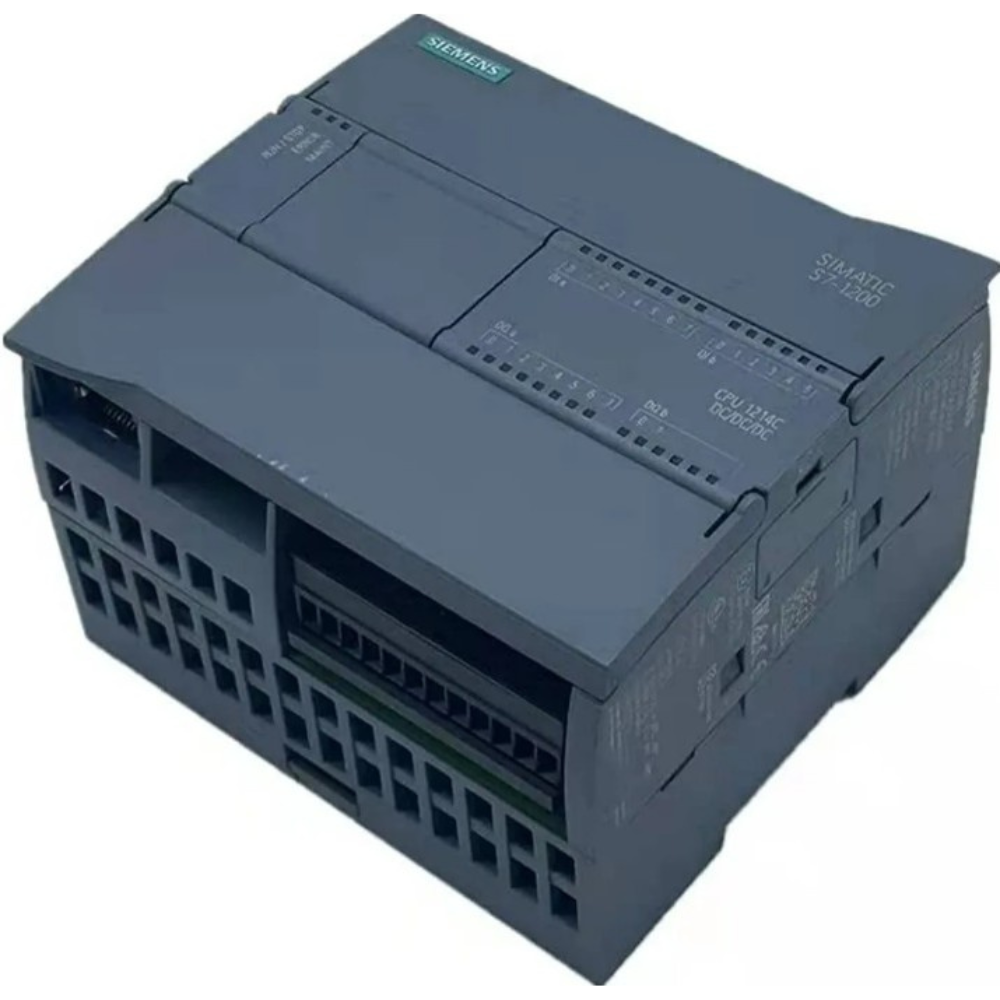 CPU COMPACTA DC/DC/DC 14DI 24V DC 10DO 24V DC 2AI 10V DC SIMATIC S7-1200 1214C 6ES72141AG400XB0 SIEMENS automacao-PLC-6ES72141AG400XB0 (4).png