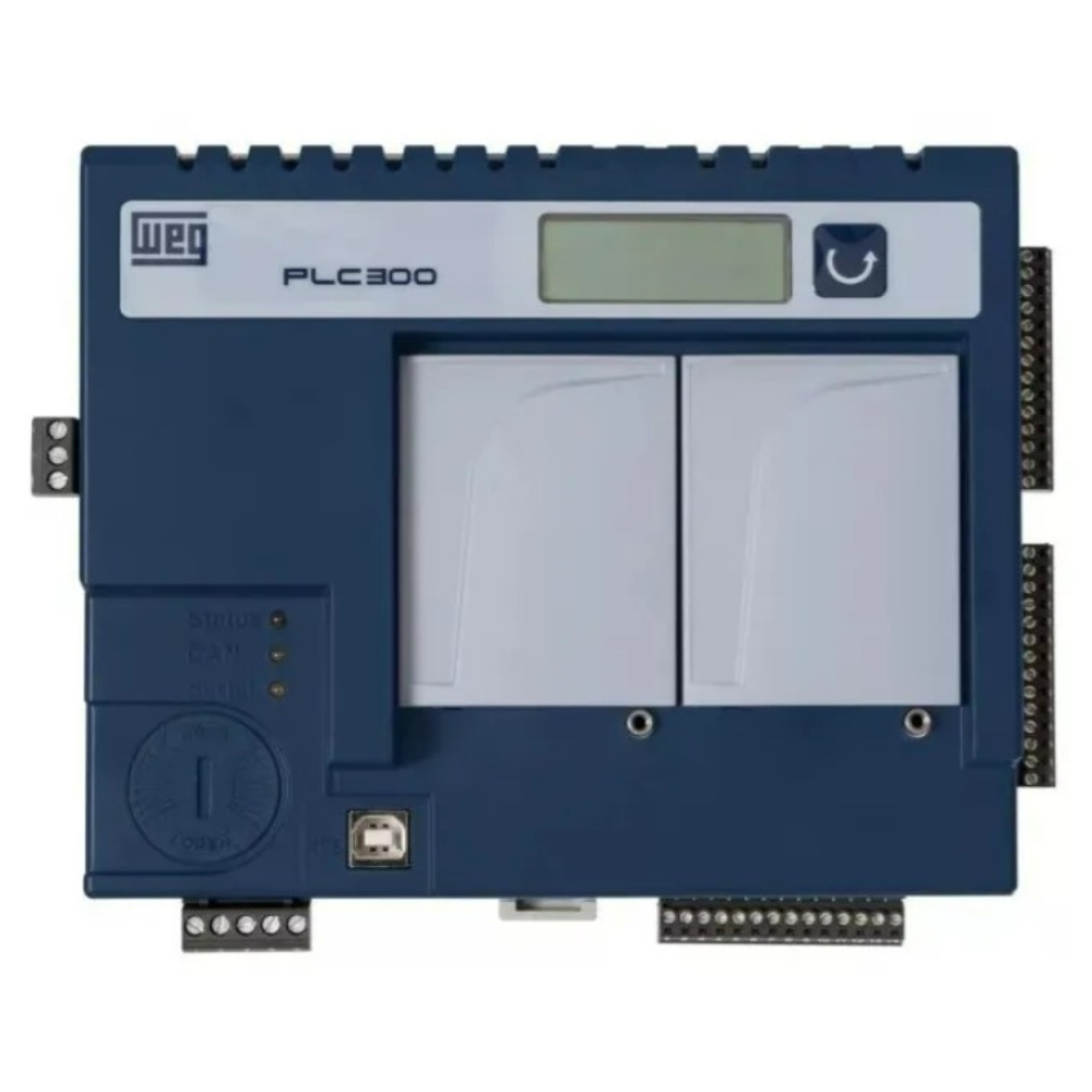 [Imagem CONTROLADOR LÓGICO PROGRAMÁVEL 13798126 PLC300HSH3 WEG]