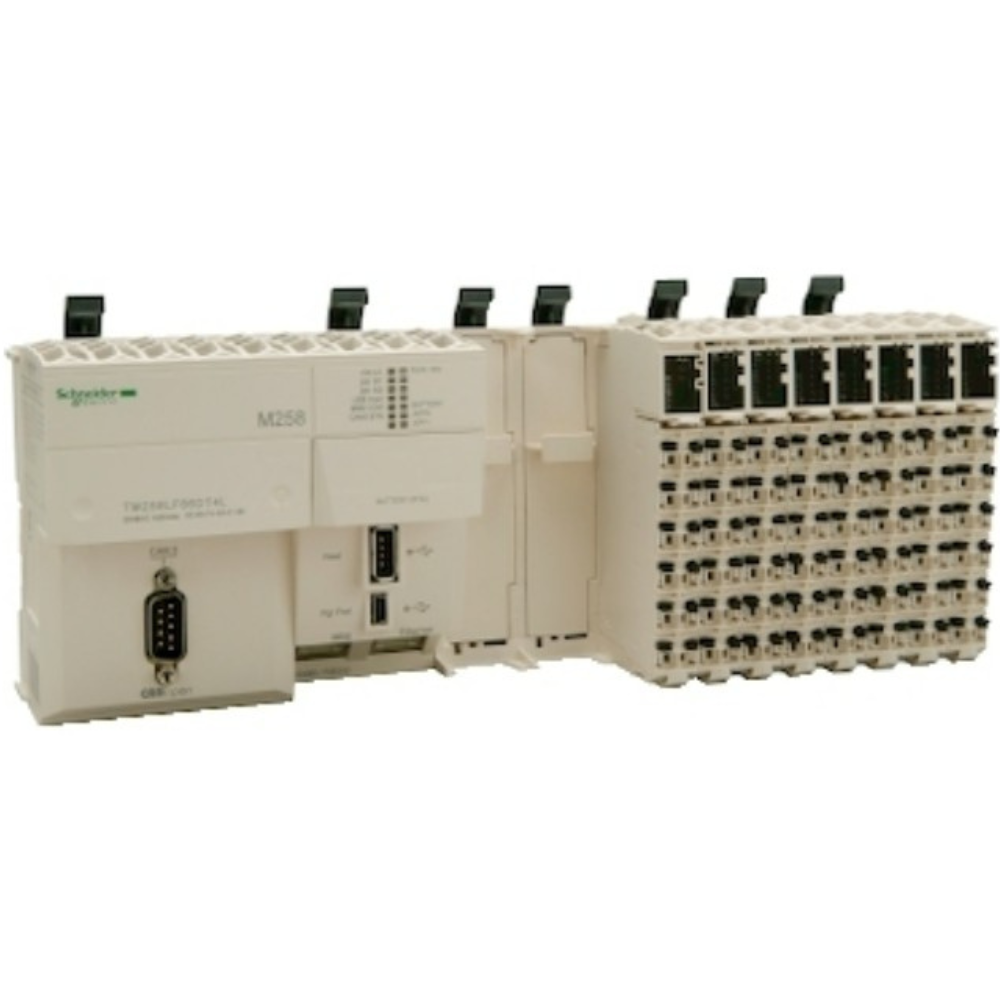[Imagem CONTROLADOR LÓGICO PROGRAMÁVEL 38 ENTRADAS/SAÍDAS DIGITAIS SOURCE MODBUS TCP/ETHERNET 24VDC TM258LF66DT4L SCHNEIDER]
