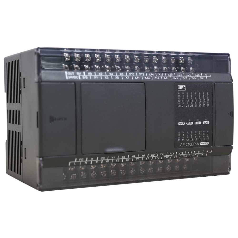 [Imagem CONTROLADOR PROGRAMÁVEL 12983037 TPW04360BRD WEG]