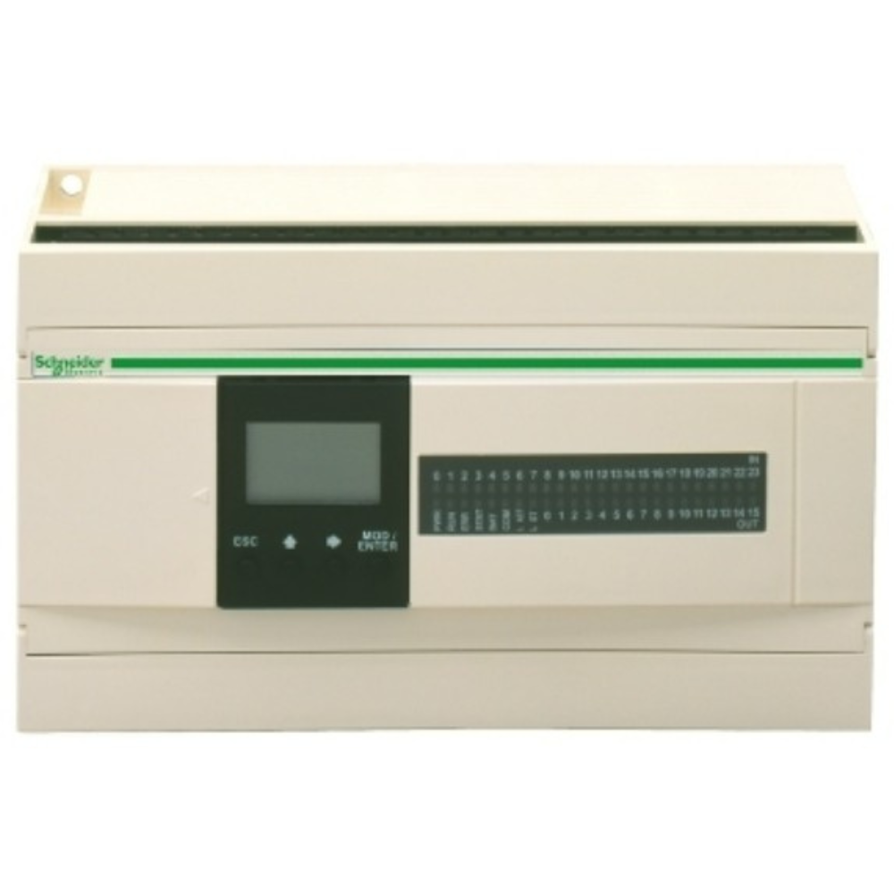 [Imagem CONTROLADOR LÓGICO PROGRAMÁVEL 40E/S DIGITAL ETHERNET TWDLCA40DRF SCHNEIDER]