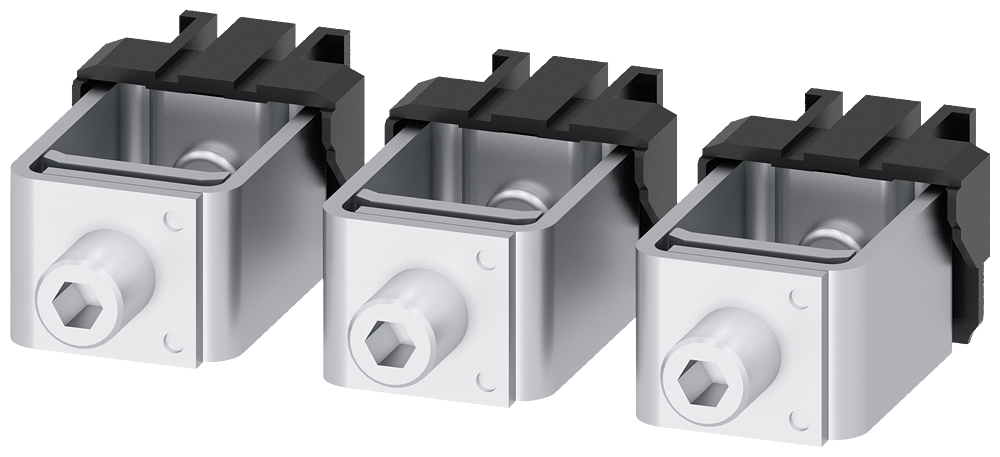 [Imagem TERMINAL COM MOLDURA 3 PÇ. ACESSÓRIOS PARA: 3VA52 3VA92330JA12 SIEMENS]