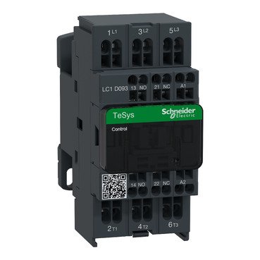 [Imagem do produto CONTATOR TRIPOLAR TESYS D 9A 1NA+1NF MOLA 110VCA LC1D093F7 SCHNEIDER]