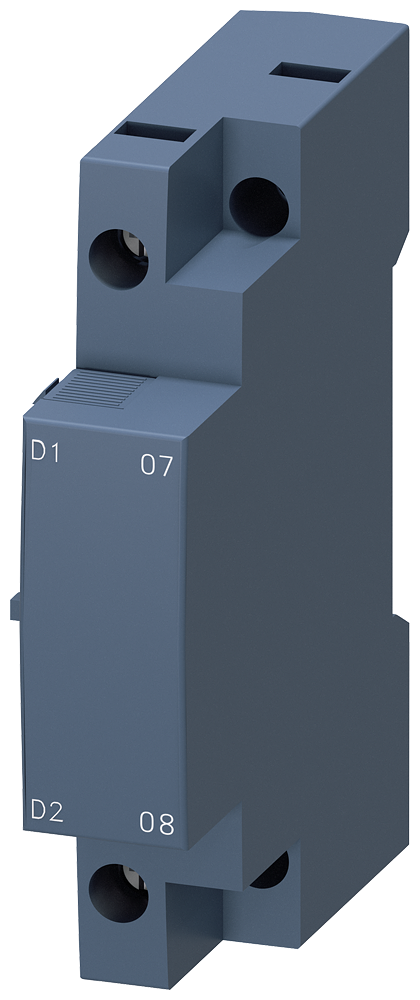 [Imagem do produto DISPARADOR DE SUBTENSÃO, 400V CA/50HZ, CONTATO AUXILIAR EM AVANÇO 2NA 3RV29221CV0 SIEMENS]