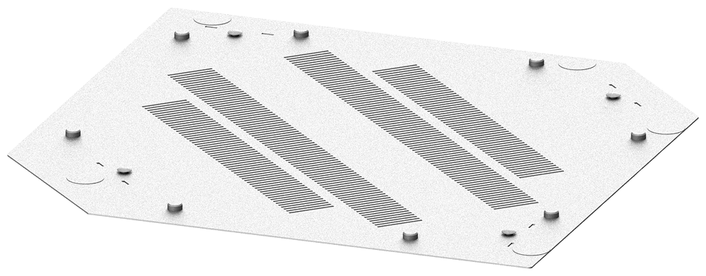 CHAPA DE COBERTURA PARA CAMPO ANGULAR IP40 P: 400MM 8PQ23044BA10 SIEMENS