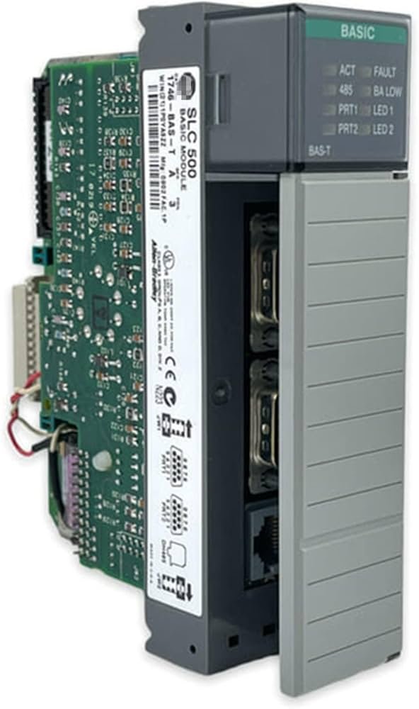 [Imagem do produto MÓDULO BÁSICO SLC 500 1746BAS ROCKWELL ALLEN BRADLEY]