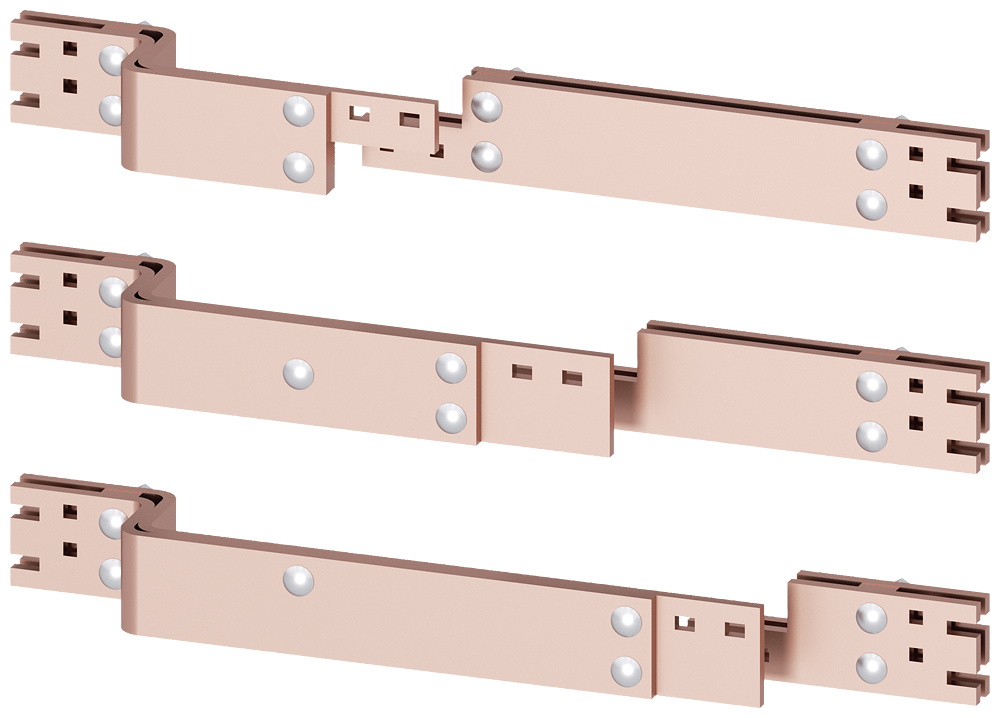 BARRAMENTO DE COBRE TAMANHO DA ESTRUTURA 2 (2000 A) ACOPLAMENTO EM L: 2X80X1 8LK60368AA55 SIEMENS