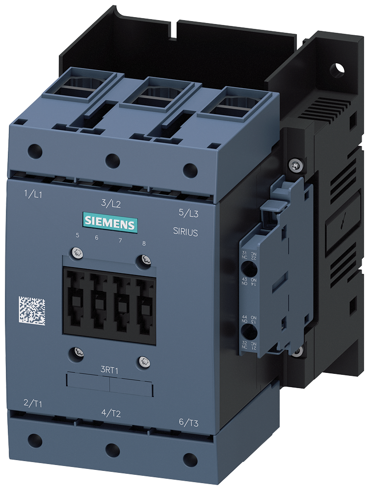 CONTATOR AC-3E 115 A/55 KW/400V 3 POLOS 2NA+2NF TERMINAL COM MOLDURA/LI 3RT10541LA06 SIEMENS