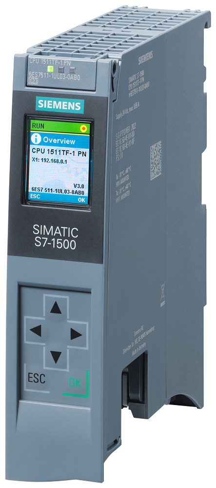 [Imagem S7-1500: CPU 1511TF-1PN, 450KB+1.5MB 6ES75111UL030AB0 SIEMENS]