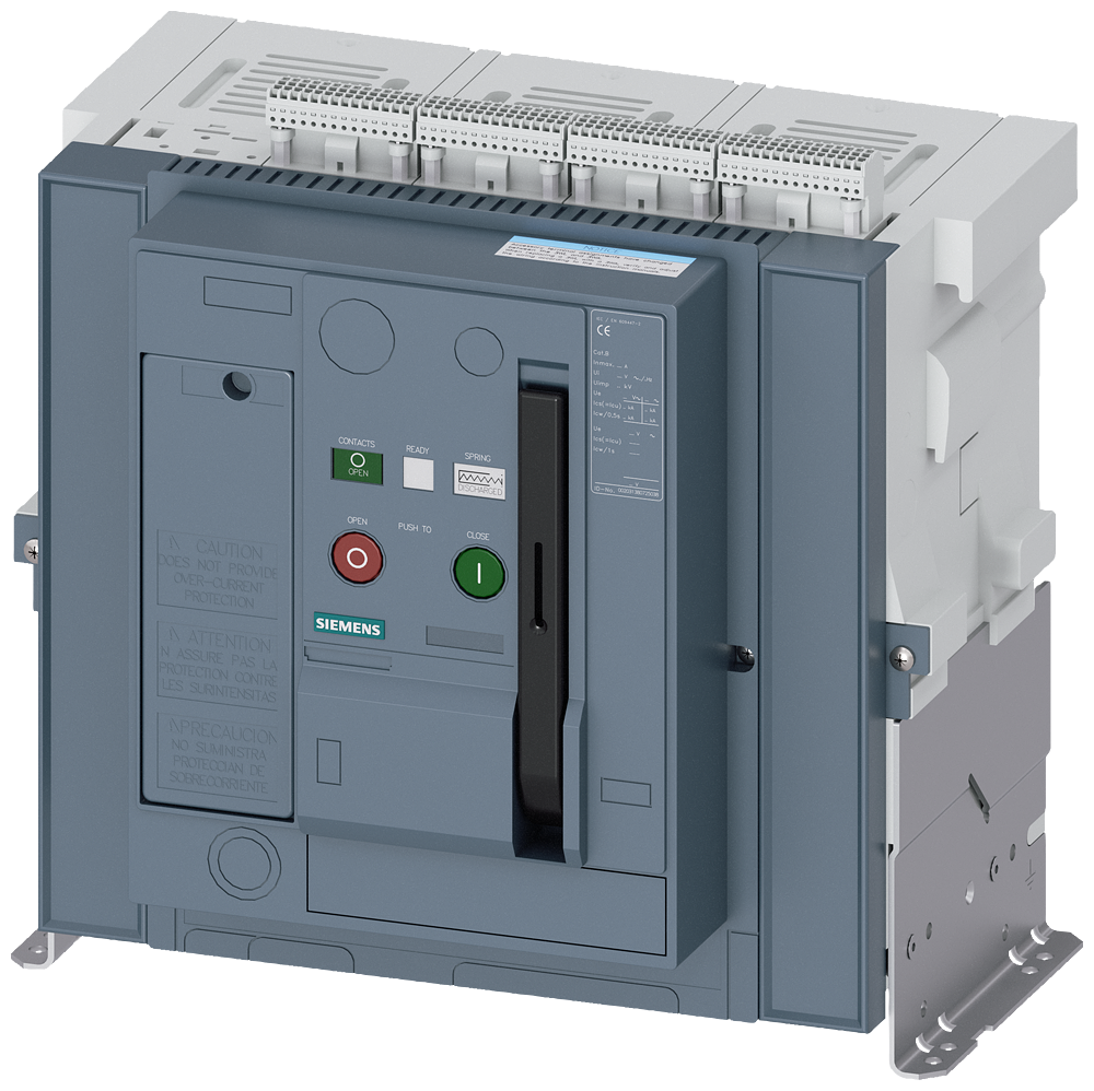 [Imagem INTERRUPTOR DE DESCONEXÃO DA POTÊNCIA CA 3WA EM MONTAGEM FIXA, IEC 60947-2, T 3WA12325AA024EA0 SIEMENS]