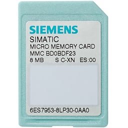 [Imagem do produto CARTÃO DE MEMÓRIA MMC 4MB S7-300 6ES79538LM310AA0 SIEMENS]
