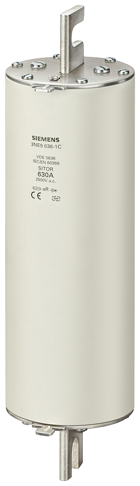 ELEMENTO DE FUSÍVEL SITOR COM CONTATOS DE FACA RANHURADOS NH3 IN: 500 A AR 3NE96341C SIEMENS