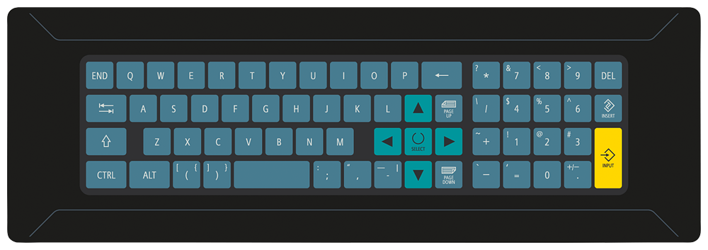 [Imagem TECLADO SINUMERIK KB 1500 USB TECLAS MEC 6FC53030AP470AA0 SIEMENS]