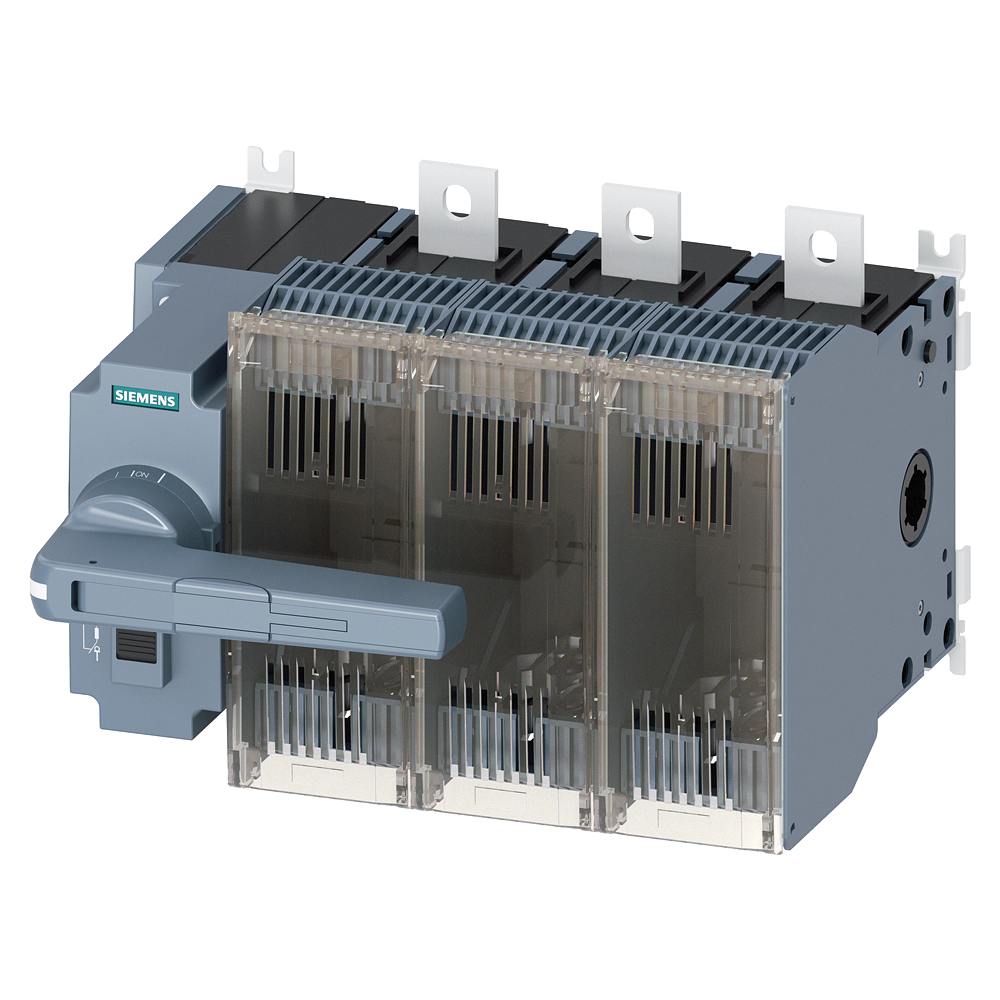 [Imagem do produto SECC. FUS. 3P 400A TERM. PLANO C/ MANOP. 3KF43402LF11 SIEMENS]