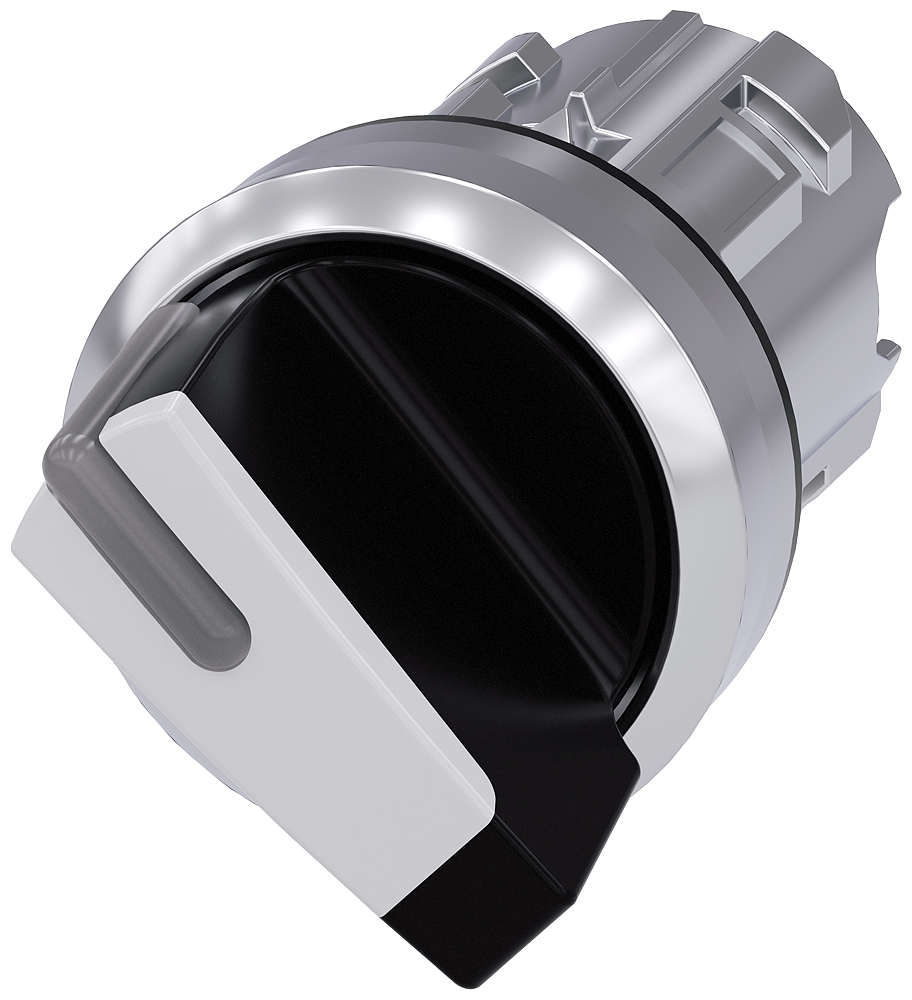 INTERRUPTOR COM MANÍPULO ILUMINÁVEL 22 MM REDONDO METAL DE ALTO BRILHO 3SU10522BC600AA0-ZX90 SIEMENS