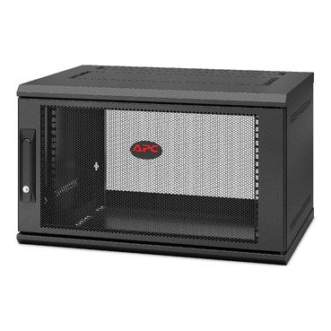 [Imagem APC NETSHELTER 6U WALLMOUNT RACK ENCLOSURE CABINET SINGLE HINGED SWITCH DEPTH AR106SH4 SCHNEIDER]