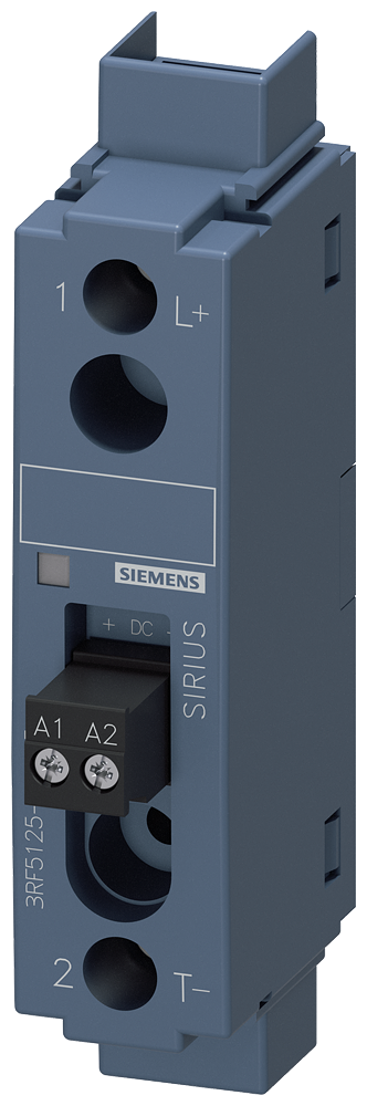 RELÉ SEMICONDUTOR 3RF5 DE 1 POLO LARGURA 22,5 MM 23 A 24-1100 V CC 110 V CC 3RF51251BA65 SIEMENS