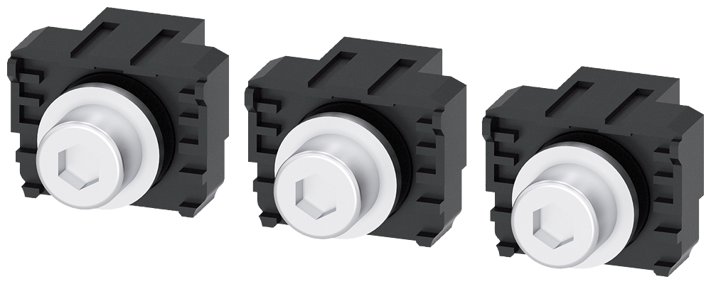 [Imagem CONEXÃO PLANA DE PARAFUSO 3 PEÇAS ACESSÓRIOS PARA: 3VA2 100/160/250 3VA92030QA00 SIEMENS]