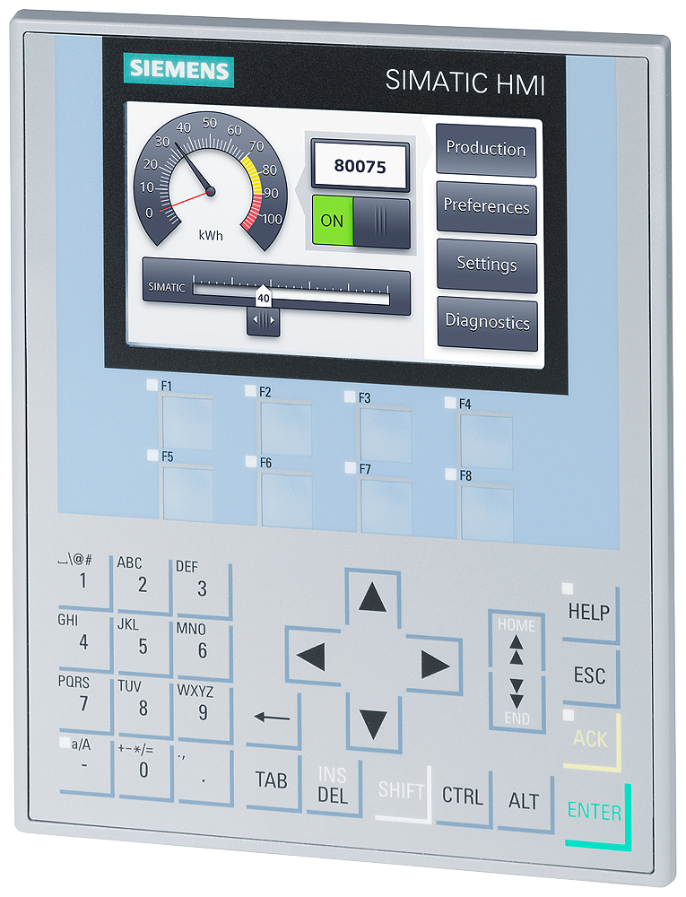 [Imagem SIMATIC HMI KP400 COMFORT 6AV21241DC010AX0 SIEMENS]
