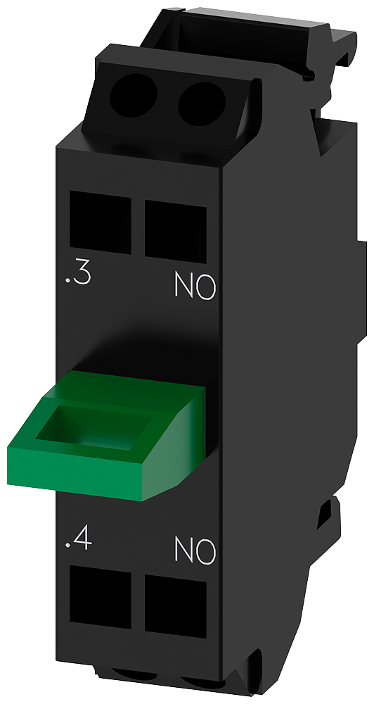 MÓDULO DE CONTATOS COM 1 ELEMENTO DE CONTATO 1NA CONEXÃO DE MOLA PARA FIXA 3SU14002AA103BA0-ZX01 SIEMENS