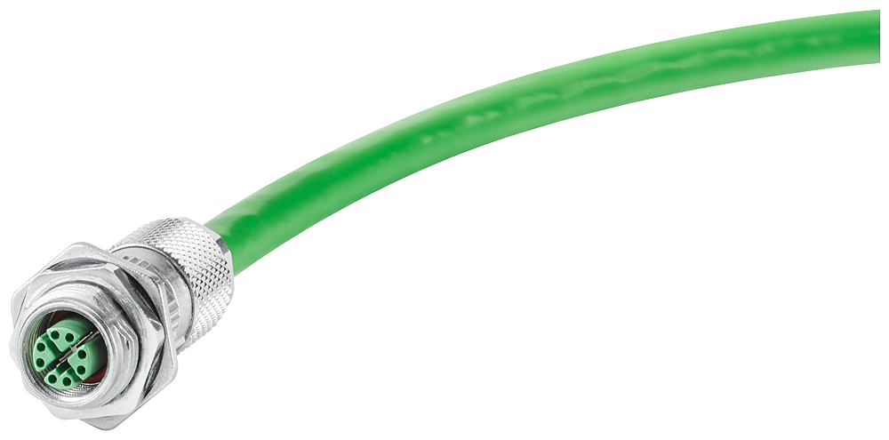 [Imagem CONECTOR ETHERNET CONEXÃO M12 PRO 4X2 6GK19010DB406AA0 SIEMENS]