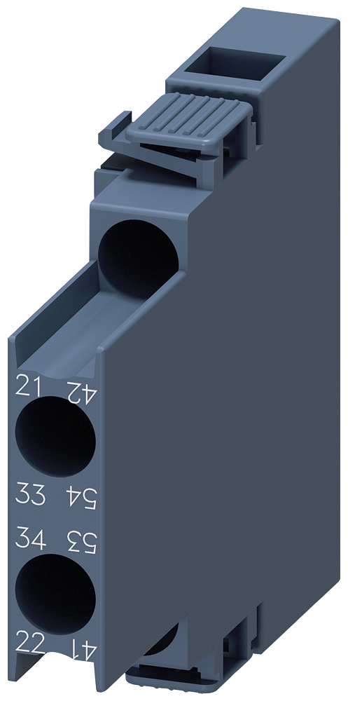 [Imagem BLOCO CONTATO AUXILIAR CONTATOR LATERAL 1NA+1NF 3RH29111DA11 SIEMENS]