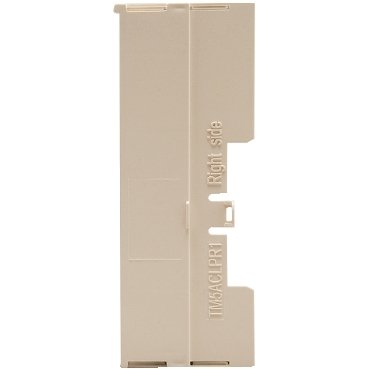 [Imagem PLACA DE RETENÇÃO PARA BASE DE MÓDULOS DE EXPANSÃO LADO DIREITO BRANCO TM5ACLPR10 SCHNEIDER]