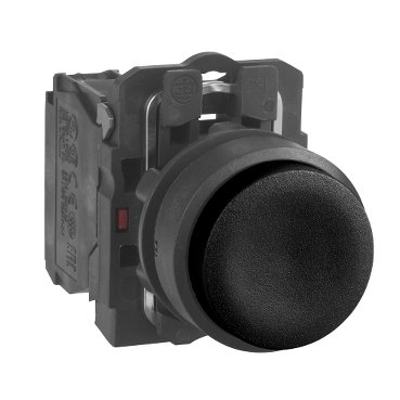 [Imagem BOTÃO 22MM PLÁSTICO  A IMPULSÃO SALIENTE XB5AL21 SCHNEIDER]