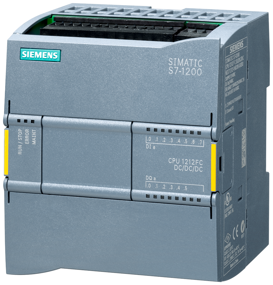 [Imagem do produto CONTROLADOR CPU 1212 FC DC/DC/DC 6ES72121AF400XB0 SIEMENS]