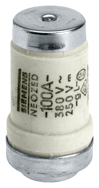 ELEMENTO DE FUSÍVEL NEOZED D03 80 A GG UN CA: 400 V UN CC: 250 V 5SE2280 SIEMENS
