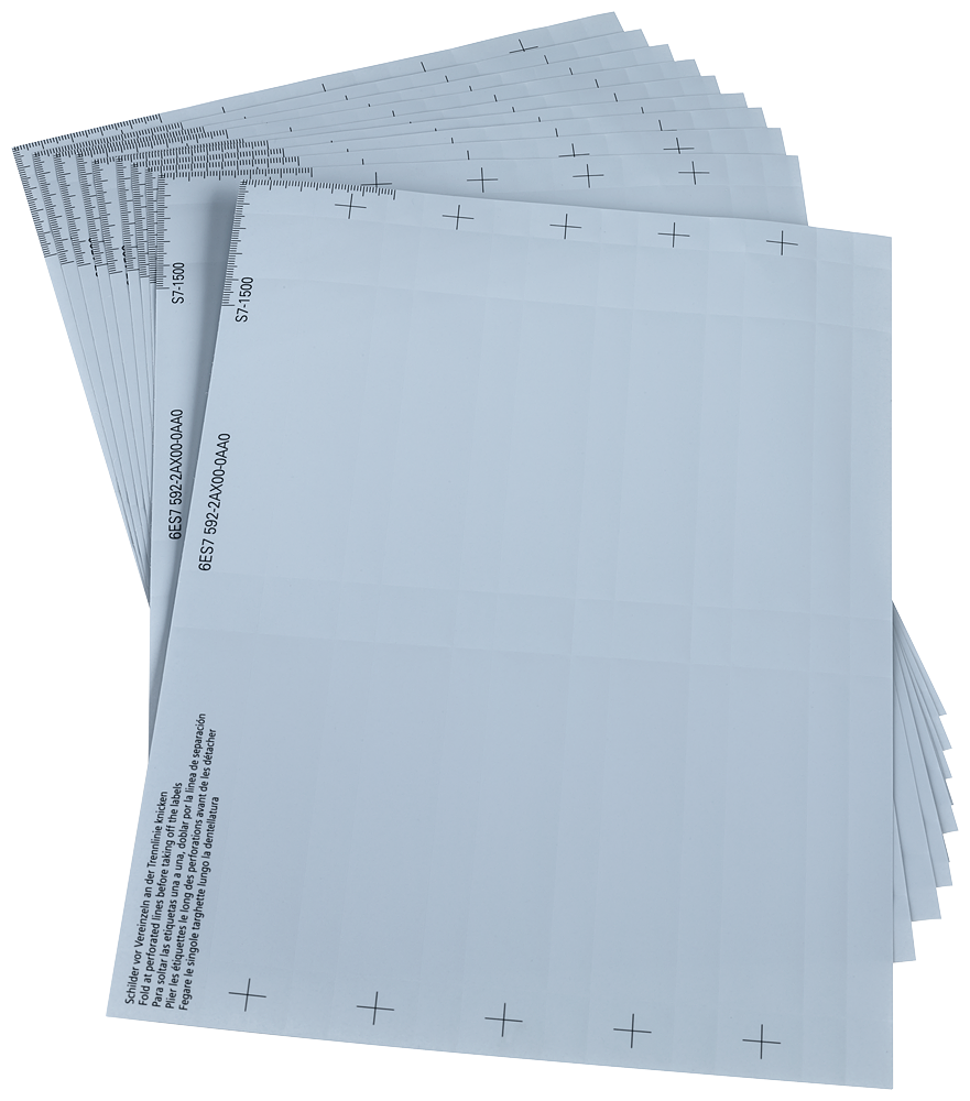 ET200MP: ETIQUETAS, INSCRIÇÃO P/35MM 6ES75922AX000AA0 SIEMENS