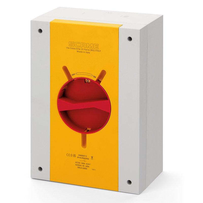 [Imagem CHAVE SECCIONADORA 100A 3P IP66/IP69 590.CEM10003.W SCAME]