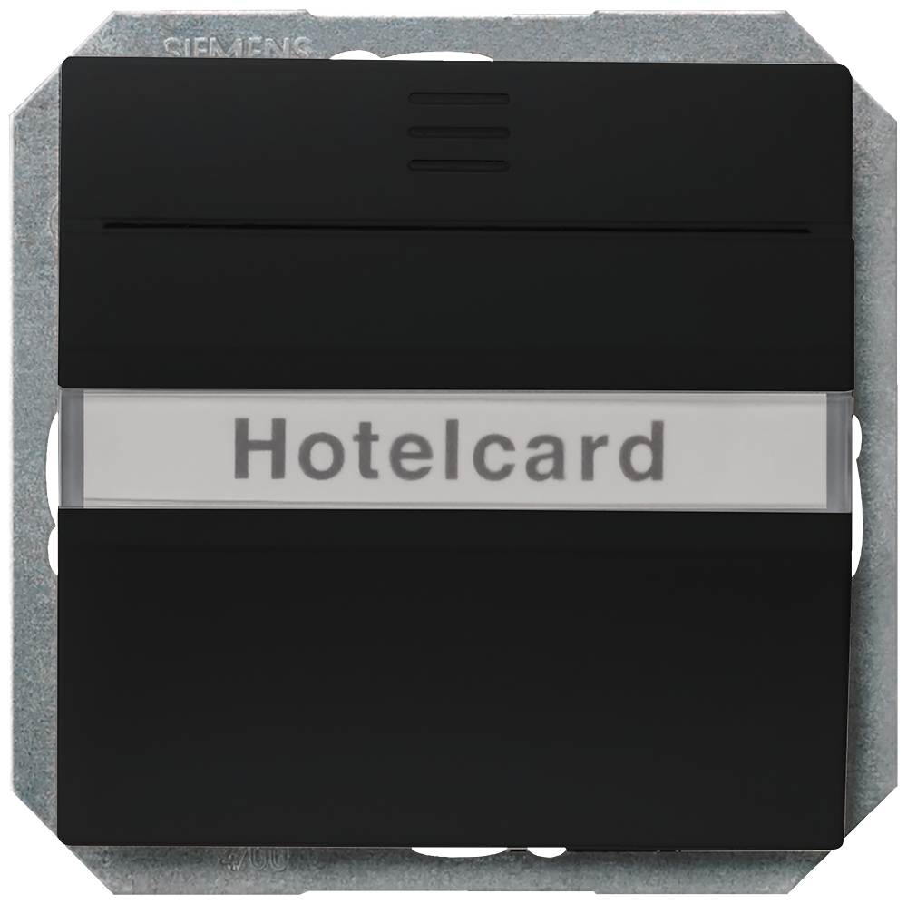INTERRUPTOR DE CARTÃO DE HOTEL ILUMINADO COM JANELA E CAMPO DE 5TG48200SB SIEMENS