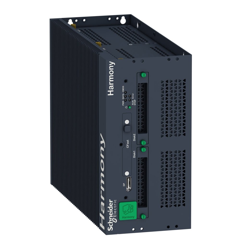 [Imagem do produto BOX PC MODULAR HMIBM PERFORMANCE DC 16GB 4 SLOTS HMIBMP0I74DI00A SCHNEIDER]
