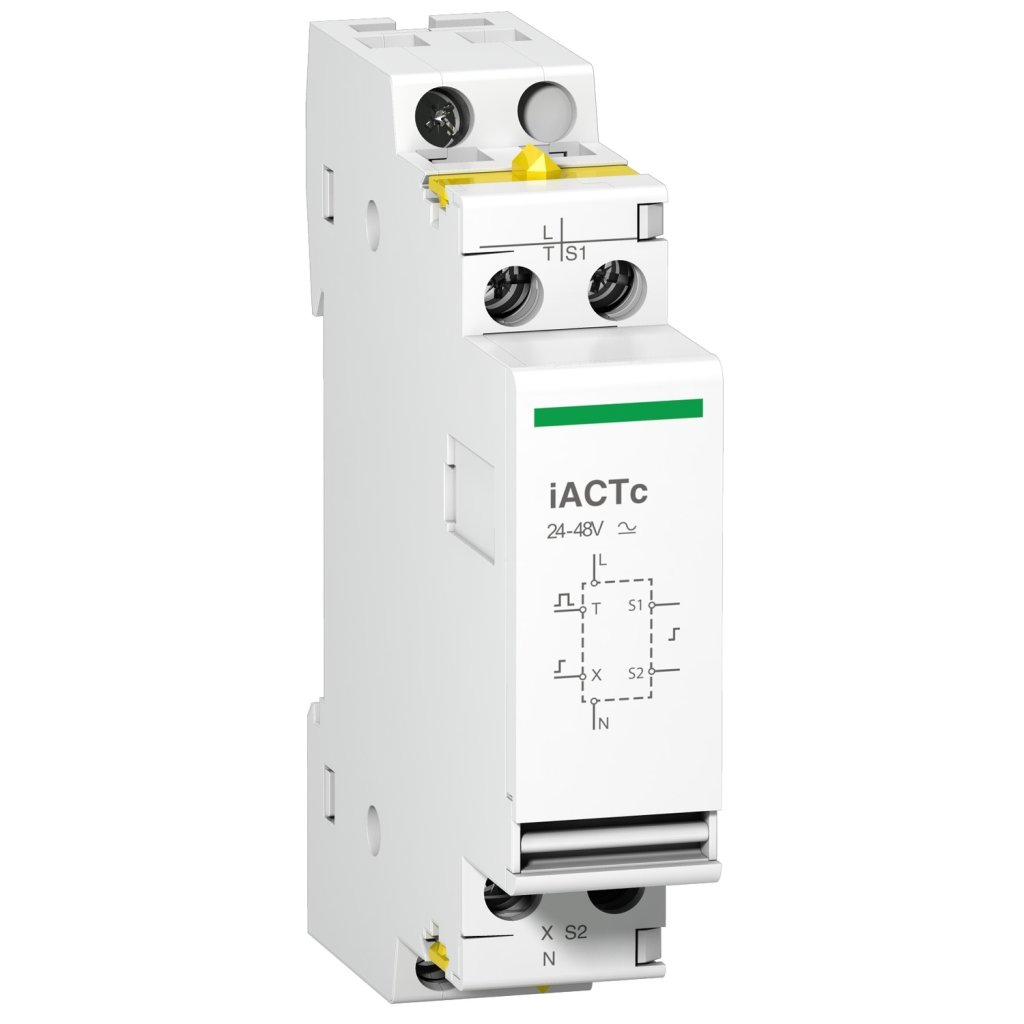 [Imagem AUXILIAR 2 ENTRADAS COMANDO IACTC 24...48VAC CONTATOR ICT(MANUAL IMPULSIONAL) A9C18309 SCHNEIDER]