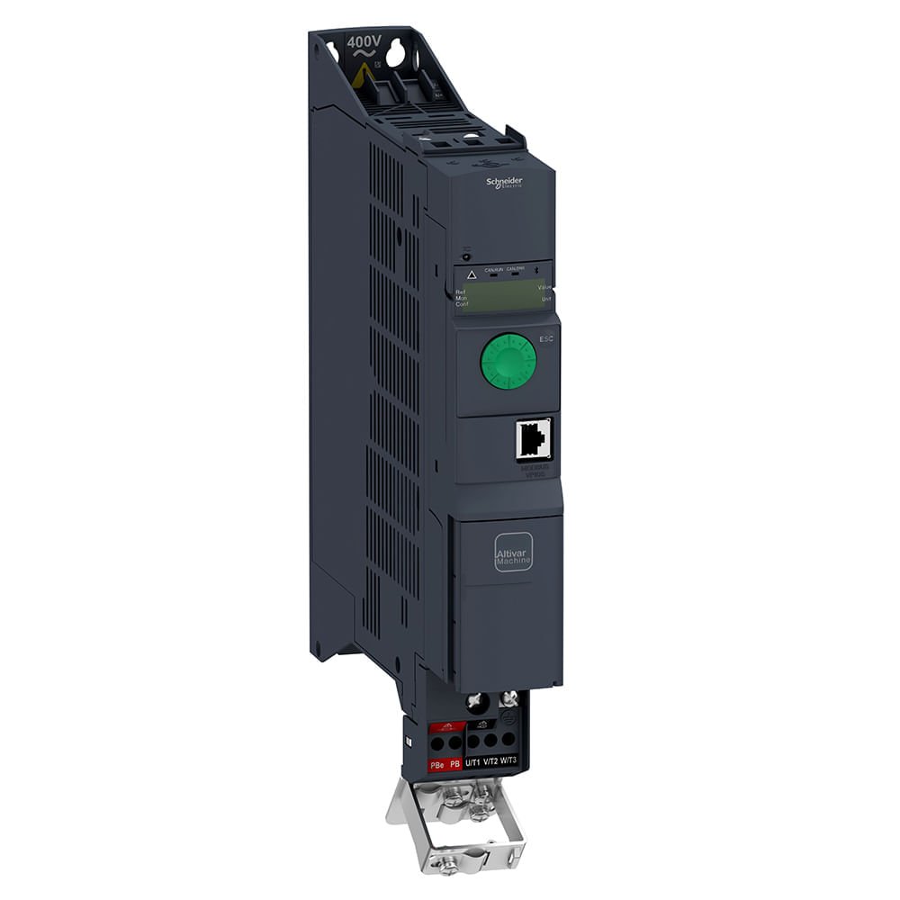 [Imagem INVERSOR DE FREQUÊNCIA TRIFÁSICO 0.75KW 2.3A 380/500V 50/60HZ ATV320U07N4B SCHNEIDER]