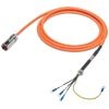 [Imagem CABO POT 20M COM CONECTORES 4X2.5 1FL6 6FX30025CL121CA0 SIEMENS]