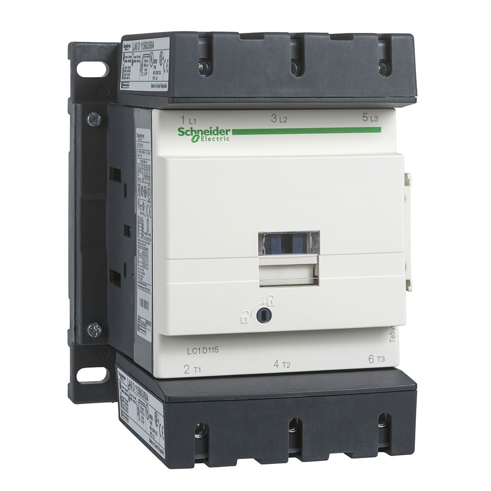 [Imagem CONTATOR TRIPOLAR 115A 1NA+1NF 220VCA LC1D115M7 SCHNEIDER]