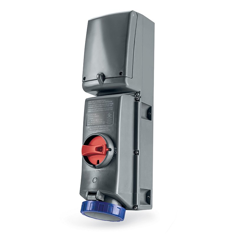 [Imagem do produto TOMADA DE EMBUTIR INTERTRAVAMENTO 60A 2P 3W 6H SCM360MI6W-C SCAME]