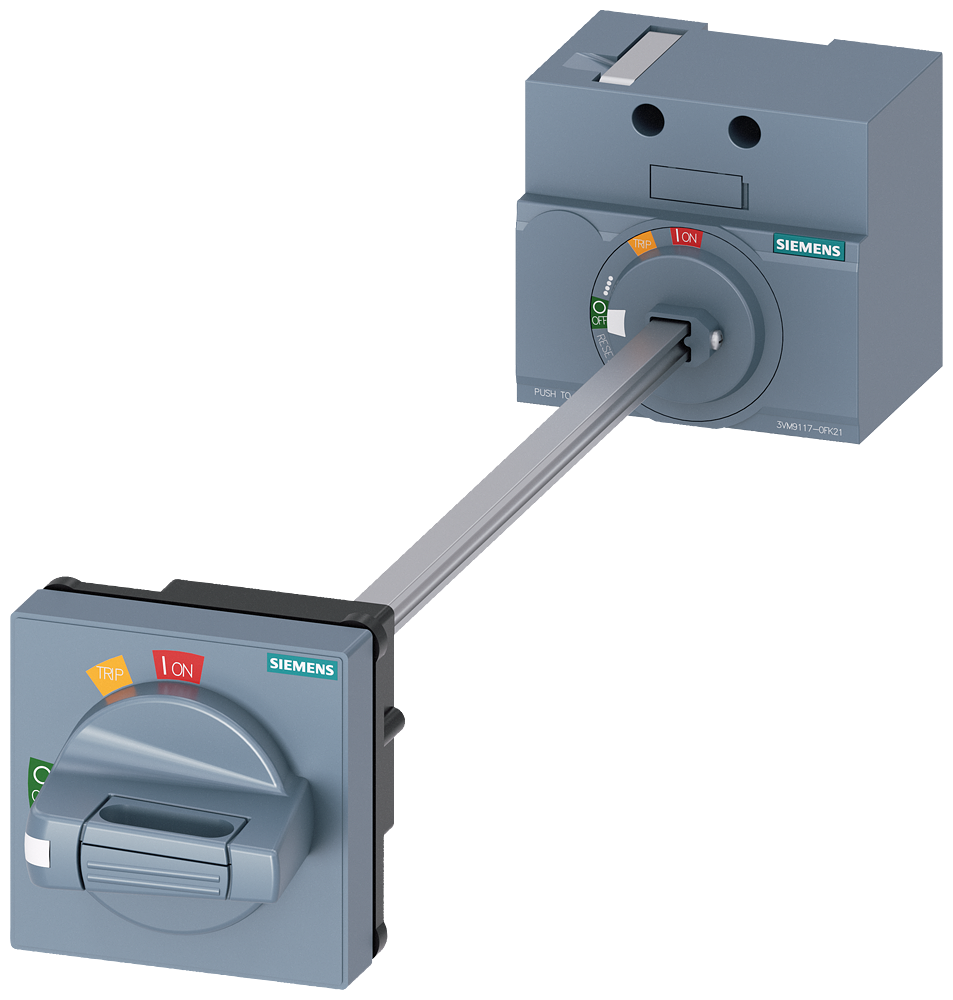 [Imagem ACIONAMENTO GIRATÓRIO ACOPLAMENTO PORTA PADRÃO IEC IP65 COM TRAVAMENTO 3VM91170FK21 SIEMENS]
