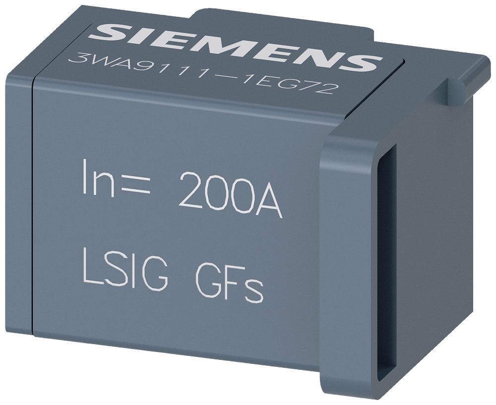 MÓDULO DE FUNÇÃO PARA DISJUNTOR 3WA LSIG 200 A PROTEÇÃO BÁSICA LT ST INST GF 3WA91111EG72 SIEMENS