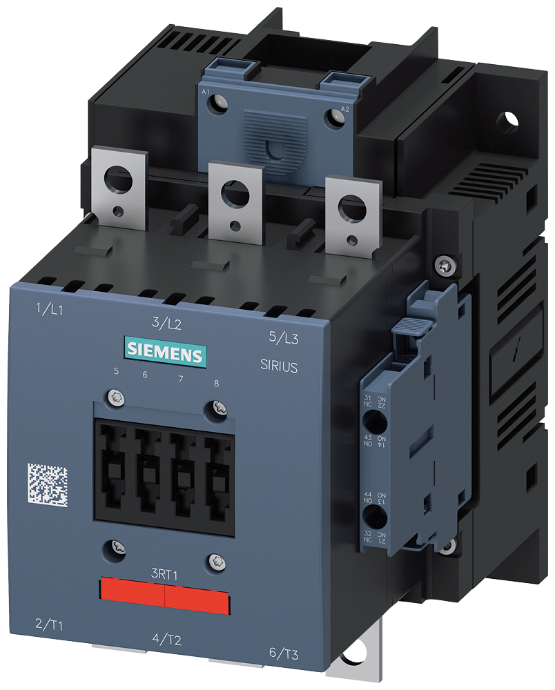 CONTATOR AC-3E 185A/90KW/400V 3 POLOS AC/DC23-26V 2NA+2NF CALHA DE LIG 3RT10566AB363PA0 SIEMENS