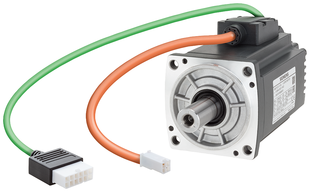 [Imagem SERVOMOTOR CA 2,39NM 0,75KW 4,7A 3000RPM IMB5 IP65 SIMOTICS S-1FL6 1FL60422AF211AA1 SIEMENS]